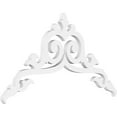 thumbnail image 1 of Ekena Millwork 36"W x 18"H x 1"P (12/12) Pitch Baile Architectural Grade PVC Gable Pediment, 1 of 7