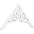 thumbnail image 1 of Ekena Millwork 36"W x 18"H x 1"P (12/12) Pitch Bordeaux Architectural Grade PVC Gable Pediment, 1 of 5