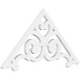 thumbnail image 1 of Ekena Millwork 36"W x 18"H x 1"P (12/12) Pitch Hurley Architectural Grade PVC Gable Pediment, 1 of 5