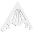 thumbnail image 1 of Ekena Millwork 36"W x 21"H x 1"P (14/12) Pitch Marshall Architectural Grade PVC Gable Pediment, 1 of 7