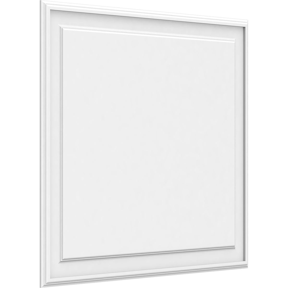 Smooth White PVC Fretwork Decorative Wall Panel 36" x 32"
