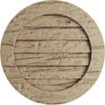 thumbnail image 1 of Ekena Millwork 36"W x 36"H Timberthane Riverwood Round Faux Wood Non-Functional Gable Vent, Primed Tan, 1 of 5