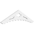 thumbnail image 1 of Ekena Millwork 36"W x 9"H x 1"P (6/12) Pitch Wellington Architectural Grade PVC Gable Pediment, 1 of 5