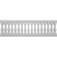 thumbnail image 1 of Ekena Millwork 38"H x 10'L Fiberthane Arcadian Unassembled Balustrade Railing Kit, Style G (7 3/8" On-Center Spacing to Pass 4" Sphere Code), 1 of 6