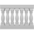 thumbnail image 1 of Ekena Millwork 38"H x 4'L Fiberthane Embassy Unassembled Balustrade Railing Kit, Style G (7" On-Center Spacing to Pass 4" Sphere Code), 1 of 6