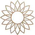 thumbnail image 1 of Ekena Millwork 38"OD x 12 1/2"ID x 1/4"T Daisy Wood Fretwork Pierced Ceiling Medallion, Red Oak, 1 of 3