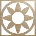 thumbnail image 1 of Ekena Millwork 38"OD x 13 1/8"ID x 3/8"T Blume Wood Fretwork Pierced Ceiling Medallion, Hickory, 1 of 3