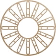 thumbnail image 1 of Ekena Millwork 38"OD x 13 3/4"ID x 1/4"T Hale Wood Fretwork Pierced Ceiling Medallion, Red Oak, 1 of 3
