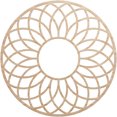 thumbnail image 1 of Ekena Millwork 38"OD x 13"ID x 1/4"T Cannes Wood Fretwork Pierced Ceiling Medallion, Alder, 1 of 3