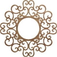 thumbnail image 1 of Ekena Millwork 38"OD x 14 1/2"ID x 3/8"T Reims Wood Fretwork Pierced Ceiling Medallion, Walnut, 1 of 3