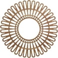thumbnail image 1 of Ekena Millwork 38"OD x 14 1/8"ID x 3/8"T Cornelius Wood Fretwork Pierced Ceiling Medallion, Walnut, 1 of 3