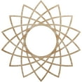 thumbnail image 1 of Ekena Millwork 38"OD x 14 5/8"ID x 3/8"T Eleanor Wood Fretwork Pierced Ceiling Medallion, Red Oak, 1 of 3
