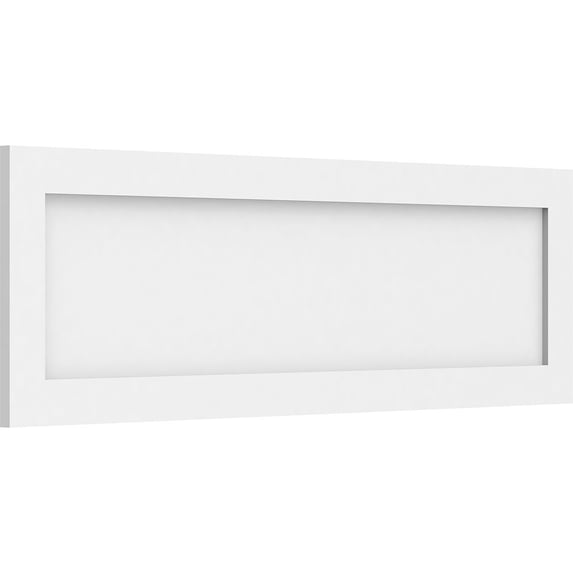 Ekena Millwork 38"W x 12"H x 5/8"P Cornell Flat Panel Decorative Wall Panel