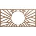 thumbnail image 1 of Ekena Millwork 38"W x 19"H x 14 1/4"ID x 3/8"T Hoover Wood Fretwork Pierced Ceiling Medallion, Wood, 1 of 3