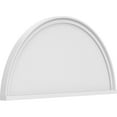 thumbnail image 1 of Ekena Millwork 38"W x 19"H x 2"P Half Round Smooth Architectural Grade PVC Pediment, 1 of 7