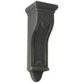 thumbnail image 1 of Ekena Millwork 4 1/2"W x 10"D x 13 3/4"H Arlington Wood Vintage Decor Corbel, Black, 1 of 6