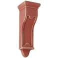thumbnail image 1 of Ekena Millwork 4 1/2"W x 10"D x 13 3/4"H Arlington Wood Vintage Decor Corbel, Salvage Red, 1 of 6