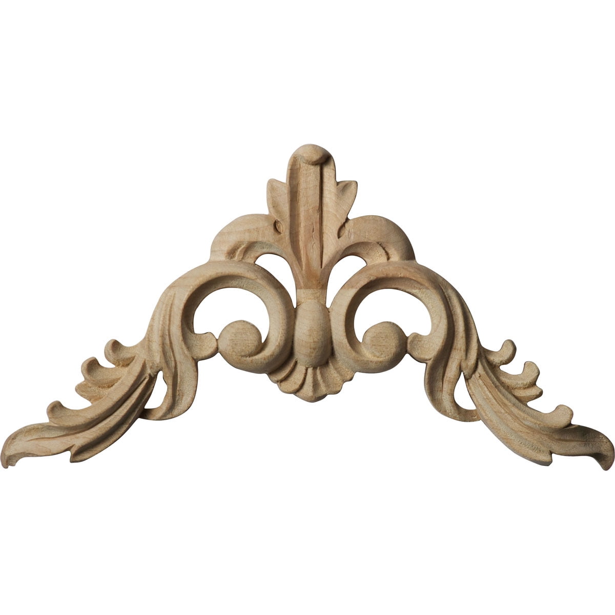 Small Maple Wood Monique Corner Applique 4.5"