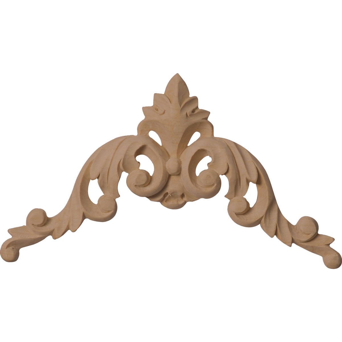 Small Alder Wood Traditional Raymond Corner Onlay