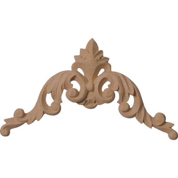 Ekena Millwork 4 1/2"W x 4 1/2"H x 1/2"D Small Raymond Corner, Cherry