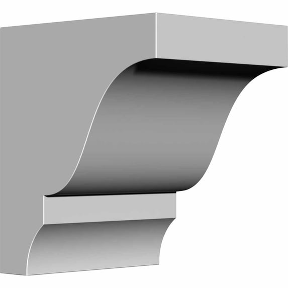 Ekena Millwork 4 1/2"W x 5 1/4"D x 6"H Wigan Bracket (2-Pack)