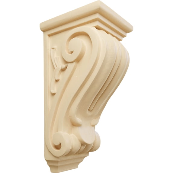 Ekena Millwork 4 1/2"W x 5"D x 10"H Medium Classical Corbel, Maple