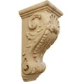 thumbnail image 1 of Ekena Millwork 4 1/2"W x 5"D x 10"H Medium Shell Corbel, Cherry, 1 of 4