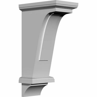Ekena Millwork 4 1/4"W x 6 1/2"D x 12"H Bedford Bracket (6-Pack)