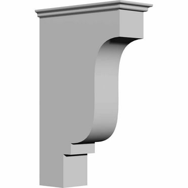 Ekena Millwork 4 1/8"W x 10 3/8"D x 16 3/8"H Edinburgh Bracket