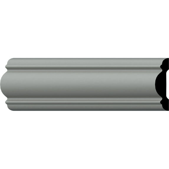 Ekena Millwork 4 3/4"H x 1 1/4"P x 94 1/2"L Kepler Chair Rail (12-Pack)