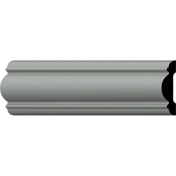 Ekena Millwork 4 3/4"H x 1 1/4"P x 94 1/2"L Kepler Chair Rail (8-Pack)