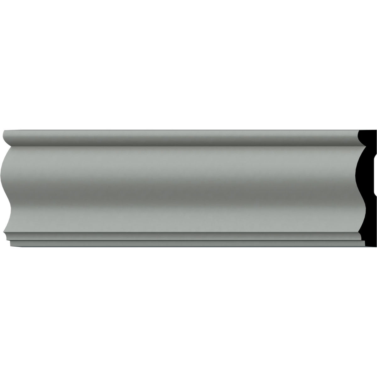Primed White Polyurethane Crown Chair Rail Moulding Set