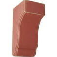 thumbnail image 1 of Ekena Millwork 4 3/4"W x 5 1/2"D x 10"H Capistrano Mission Wood Vintage Decor Corbel, Salvage Red, 1 of 6