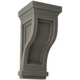 thumbnail image 1 of Ekena Millwork 4 3/4"W x 5"D x 10"H Traditional Recessed Wood Vintage Decor Corbel, Reclaimed Grey, 1 of 6