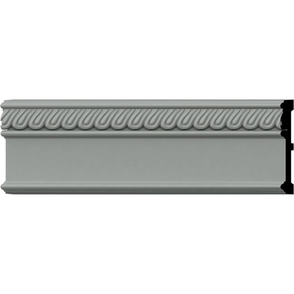 Ekena Millwork 4 3/8"H x 5/8"P x 94 1/2"L, (1" Repeat), Orleans Chair Rail (8-Pack)