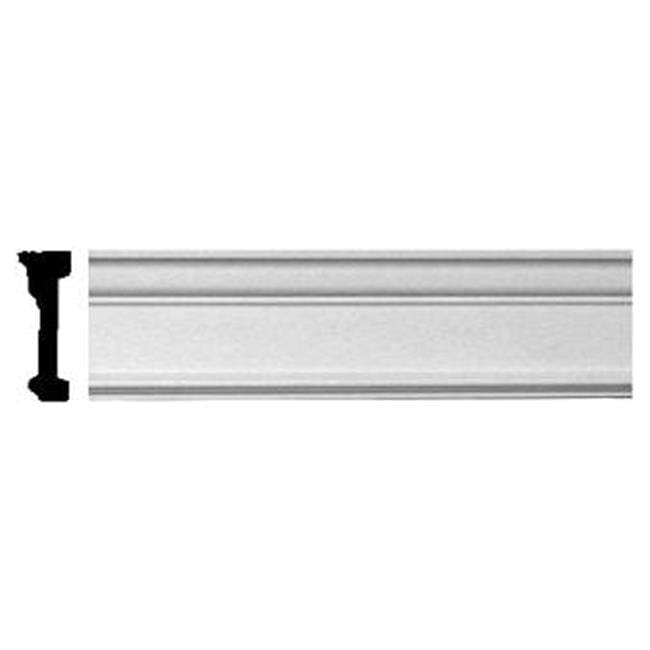 Architectural Elegance 4.75'' Primed Polyurethane Crown Moulding