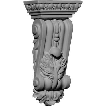 Ekena Millwork 4 5/8"W x 2 5/8"D x 9 3/4"H Gorleen Corbel