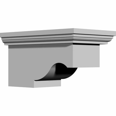 Ekena Millwork 4 5/8"W x 4"H x 7 1/2"P, Lanarkshire Bracket