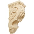 thumbnail image 1 of Ekena Millwork 4 7/8"W x 5 1/2"D x 10 7/8"H Medium Grape Bunches Corbel, Maple, 1 of 4