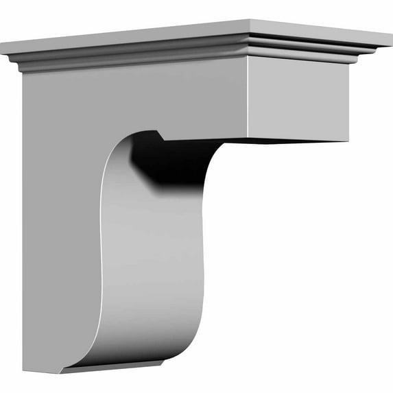 Ekena Millwork 4 7/8"W x 8"D x 8"H Legacy Bracket (4-Pack)