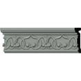 thumbnail image 1 of Ekena Millwork 4"H x 1"P x 94 1/2"L, (4 3/4" Repeat), Versailles Flower Blossom Chair Rail (8-Pack), 1 of 6