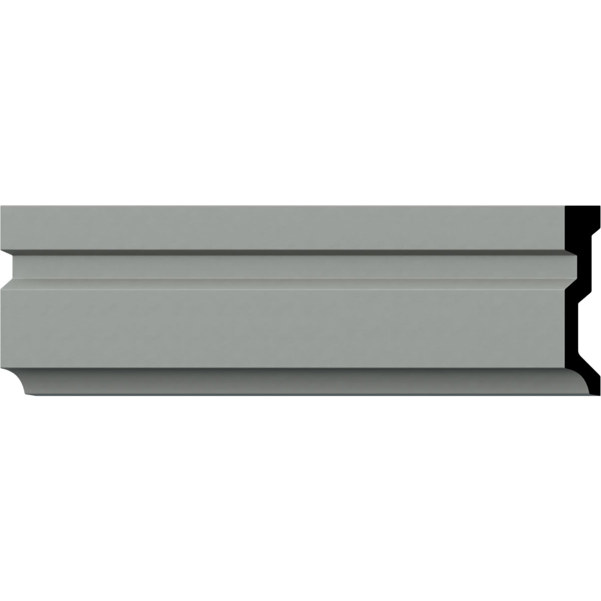 Ekena Millwork 4"H x 3/4"P x 94 1/2"L Felix Window & Door Casing (12-Pack)