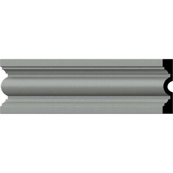 Ekena Millwork 4"H x 3/4"P x 94 1/2"L Gorleen Chair Rail (12-Pack)