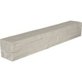 thumbnail image 1 of Ekena Millwork 4"H x 4"D x 48"W Hand Hewn Faux Wood Fireplace Mantel, Factory Prepped, 1 of 17
