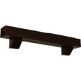 thumbnail image 1 of Ekena Millwork 4"H x 4"D x 60"W Rough Sawn Faux Wood Fireplace Mantel Kit w/ Ashford Corbels, Natural Pecan, 1 of 10
