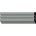 thumbnail image 1 of Ekena Millwork 4"H x 5/8"P x 94 1/2"L Fluted Panel Window & Door Casing (2-Pack), 1 of 7