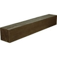 thumbnail image 1 of Ekena Millwork 4"H x 6"D x 36"W Rough Sawn Faux Wood Fireplace Mantel, Natural Mahogany, 1 of 1