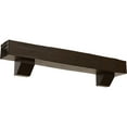 thumbnail image 1 of Ekena Millwork 4"H x 6"D x 48"W Knotty Pine Faux Wood Fireplace Mantel Kit w/ Ashford Corbels, Burnished Mahogany, 1 of 10