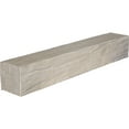 thumbnail image 1 of Ekena Millwork 4"H x 6"D x 72"W Riverwood Faux Wood Fireplace Mantel, White Washed, 1 of 17