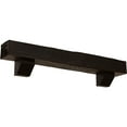 thumbnail image 1 of Ekena Millwork 4"H x 6"D x 72"W Rough Sawn Faux Wood Fireplace Mantel Kit w/ Ashford Corbels, Premium Hickory, 1 of 10